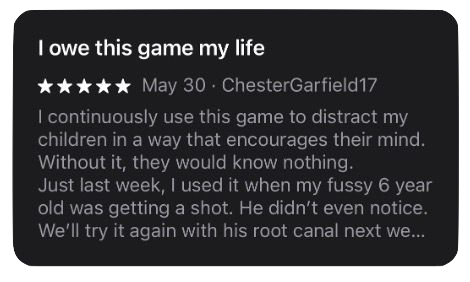 Review: I owe this game my life