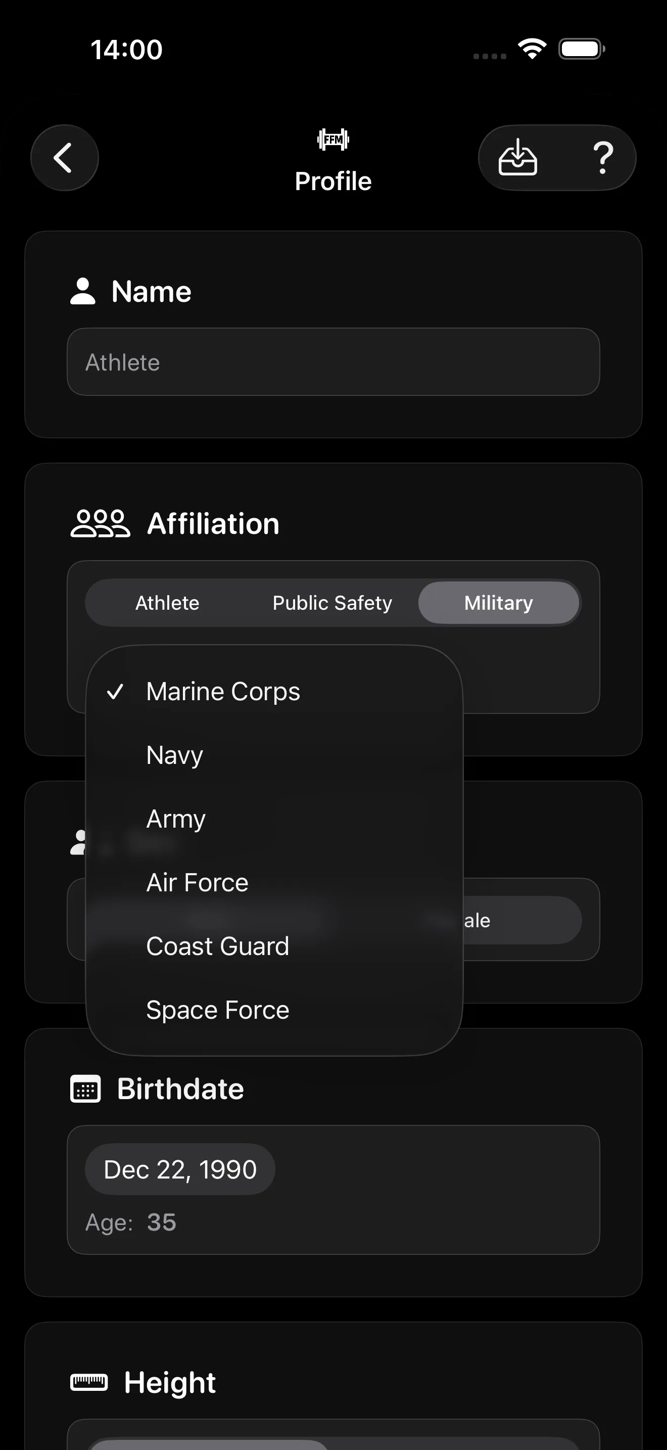 FFM app screenshot 8